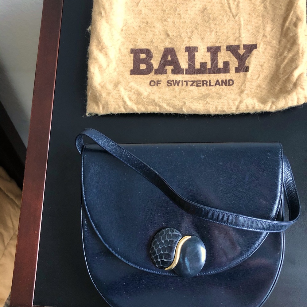 Bally of Switzerland Navy Blue Purse